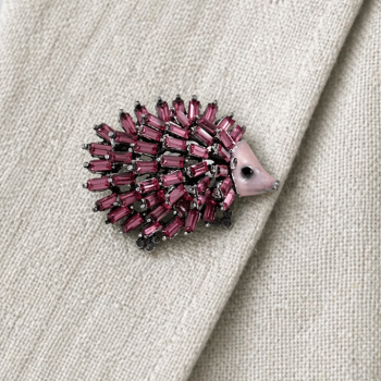 Broche med 'Rhinsten'